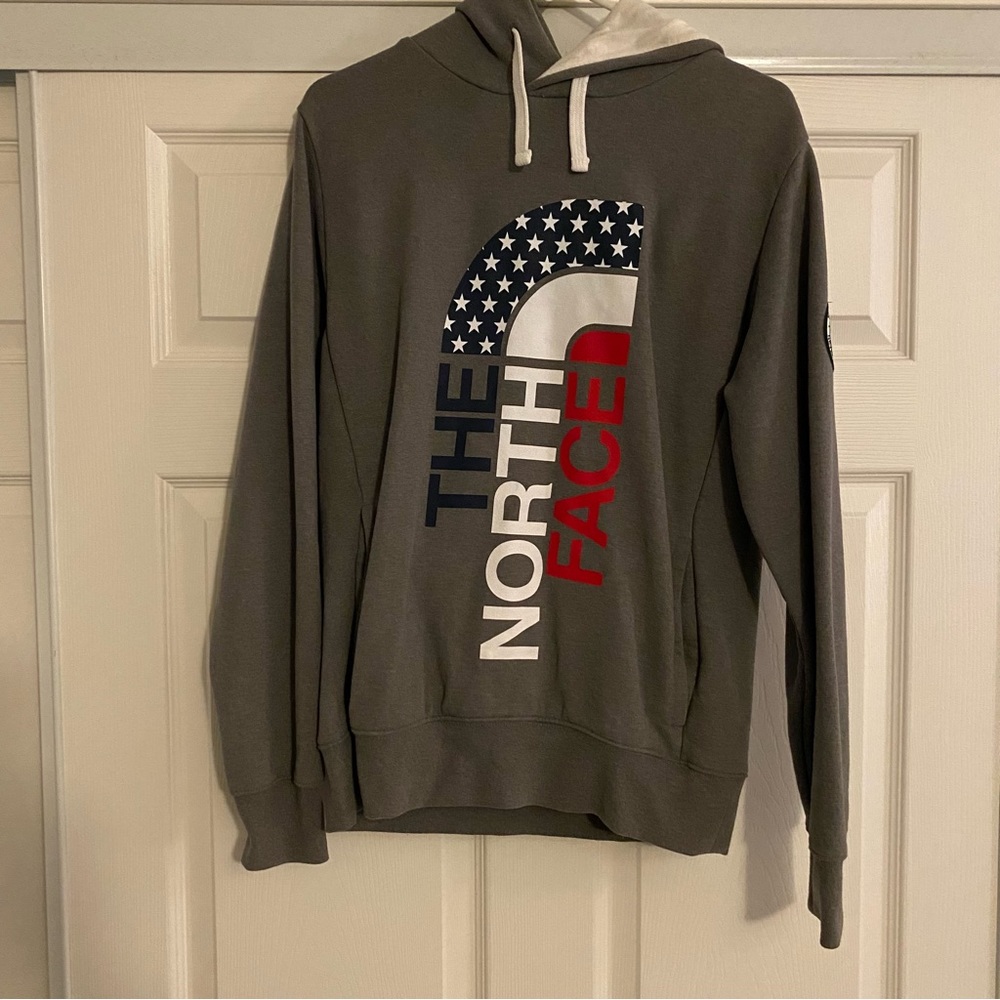 The North Face patriotic hoodie